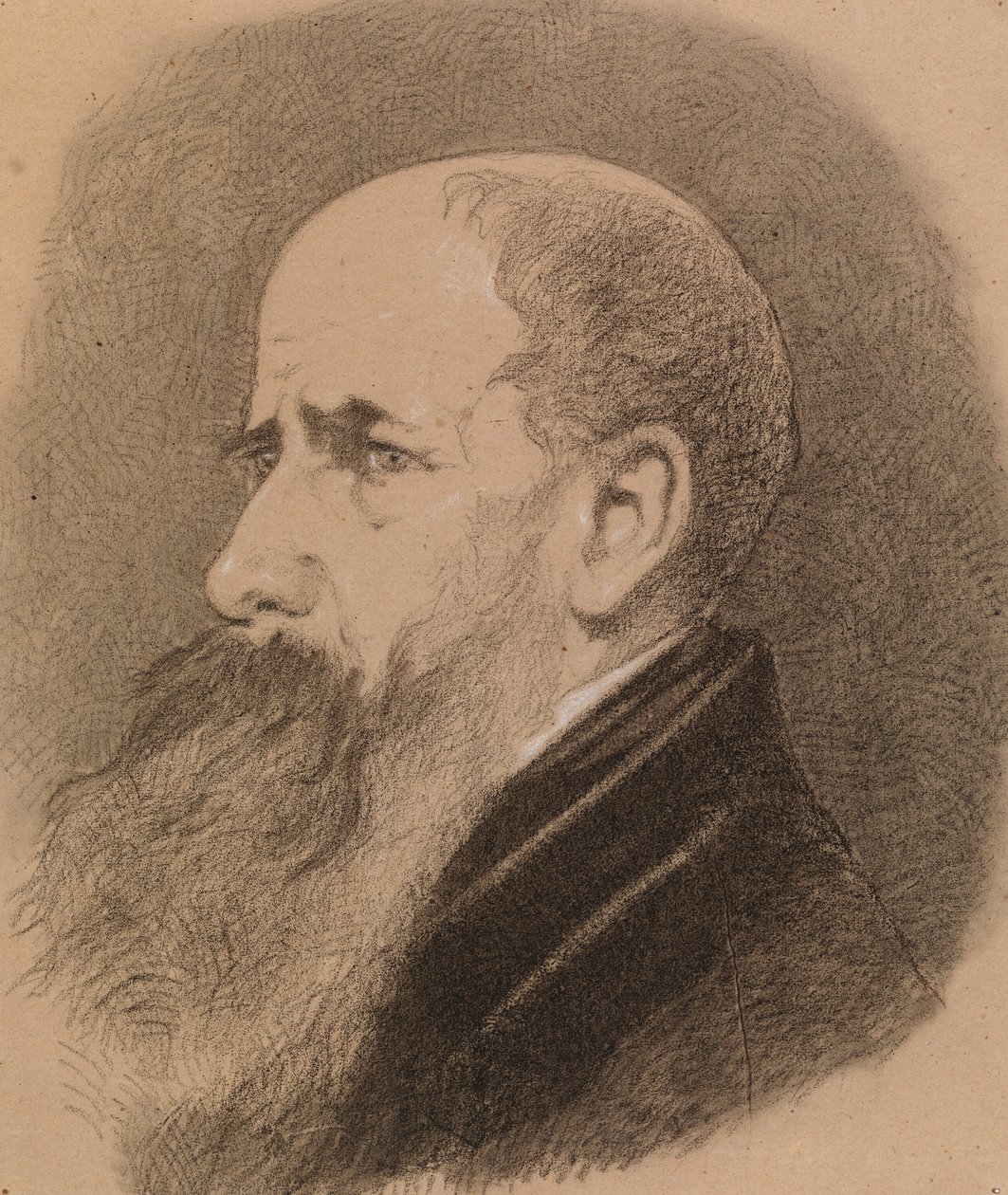 Portret brodatego mężczyzny autorstwa Severin Falkman