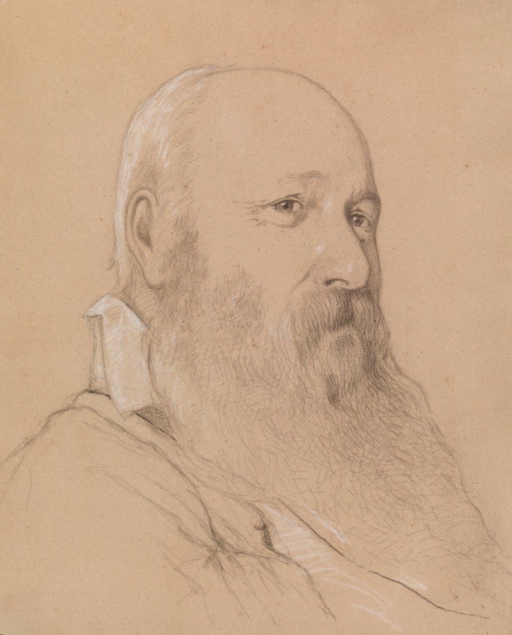 Portret brodatego mężczyzny autorstwa Severin Falkman