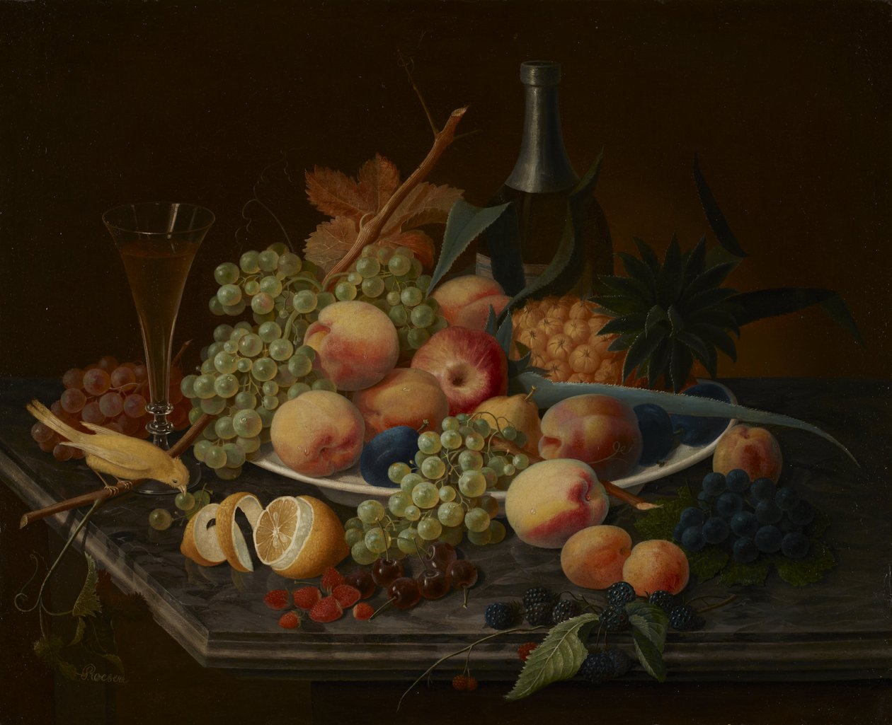 Martwa natura z owocami autorstwa Severin Roesen
