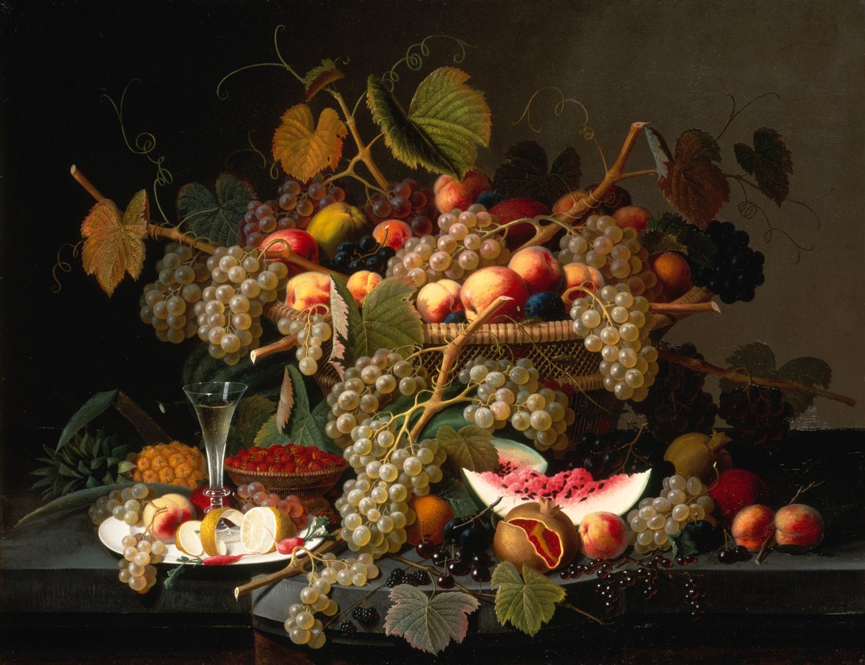 Martwa natura z owocami, 1852. autorstwa Severin Roesen