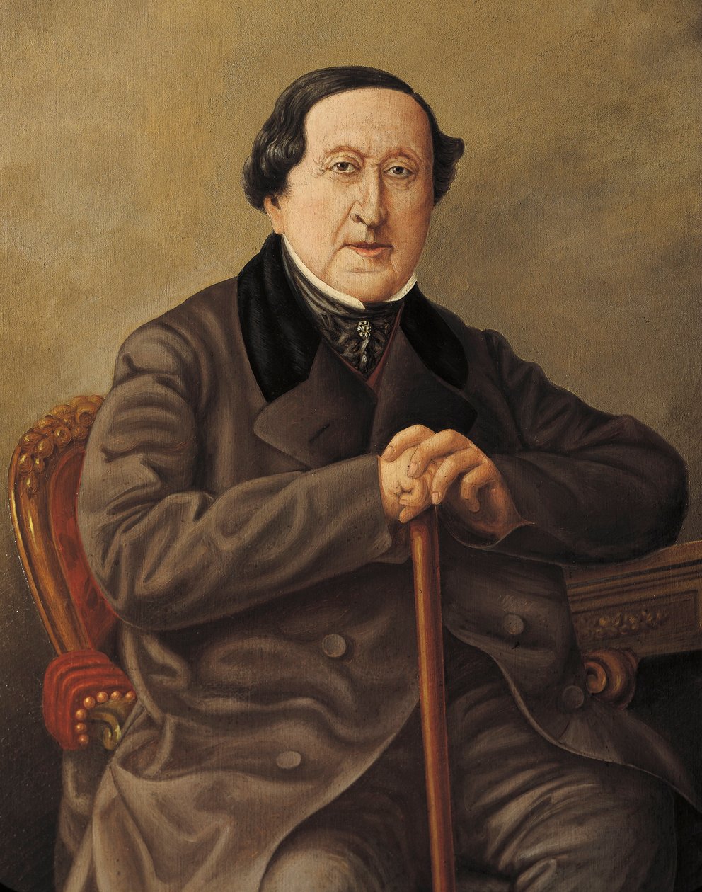 Włochy, Portret włoskiego kompozytora, Gioacchino Rossini autorstwa Severini Severini