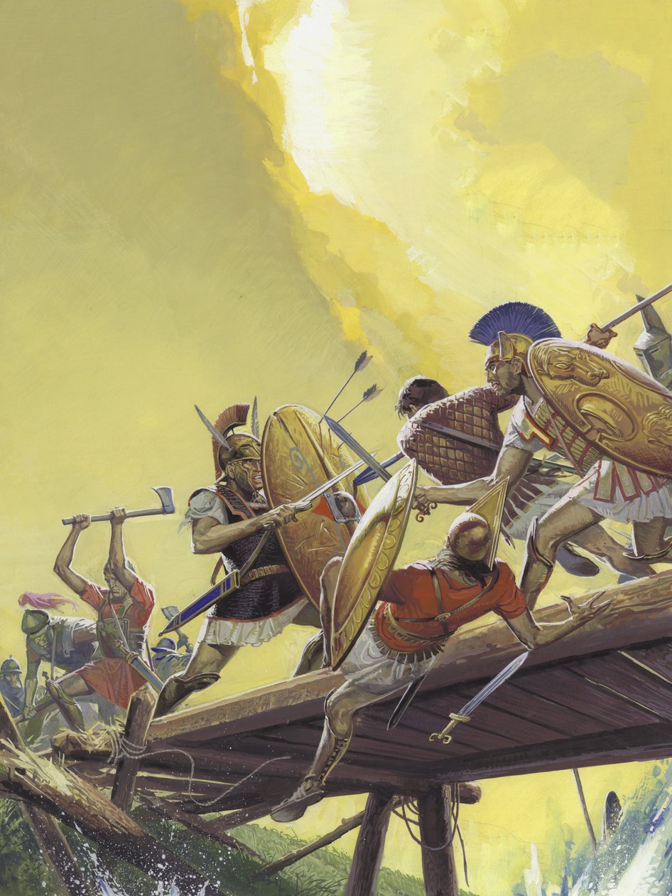 Horatius na moście autorstwa Severino Baraldi