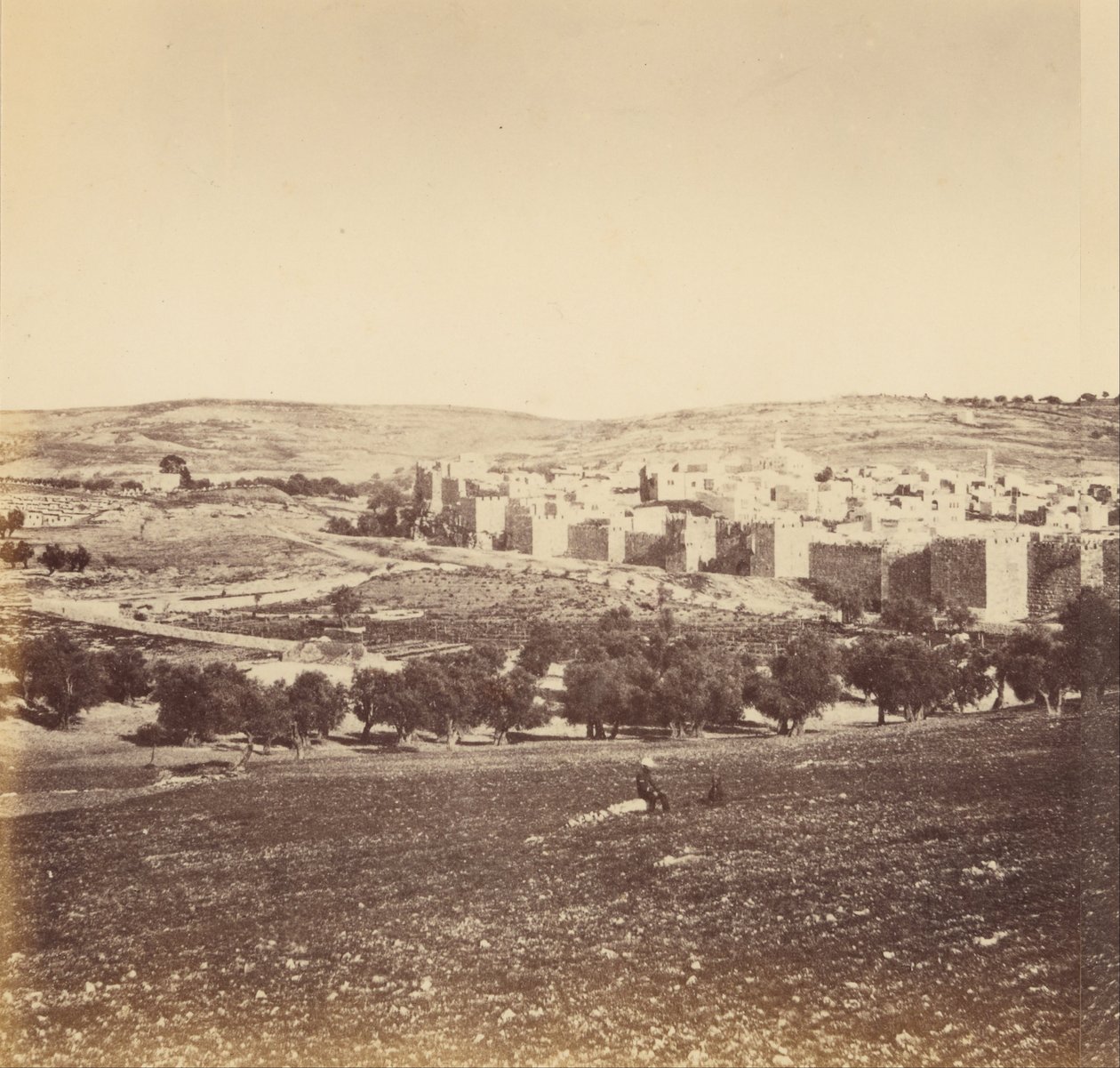 Panoramiczny widok na miasto- widok ogólny na miasto undc. z północy autorstwa Sgt. James M. McDonald