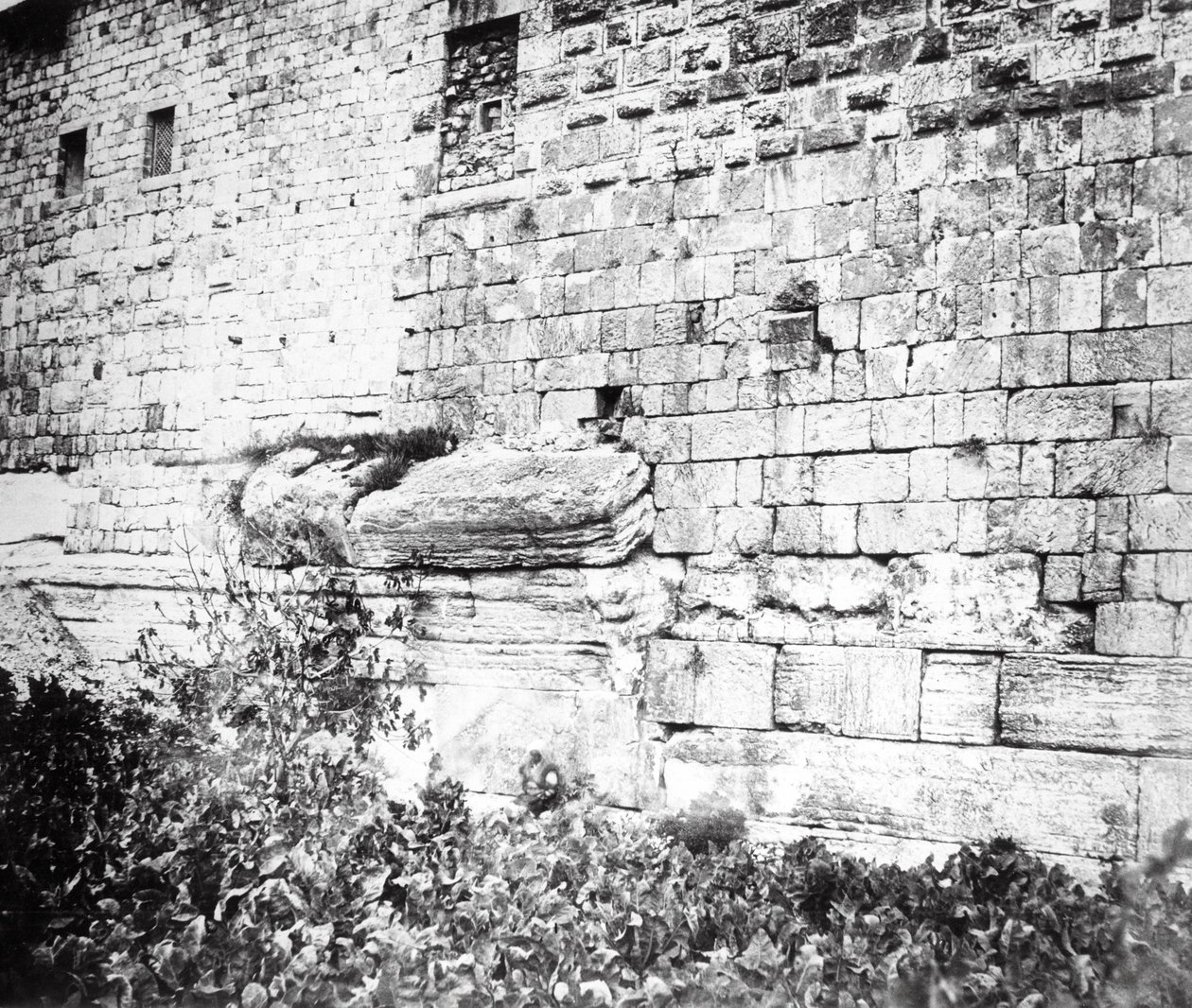 Łuk Robinsona, Jerozolima 1865 autorstwa Sgt. James M. McDonald