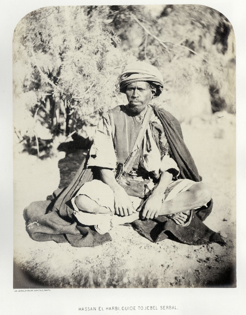 Hassan El Harbi, Jaid Taha Jebel Sarbal, 1868 autorstwa Sgt. James M. McDonald