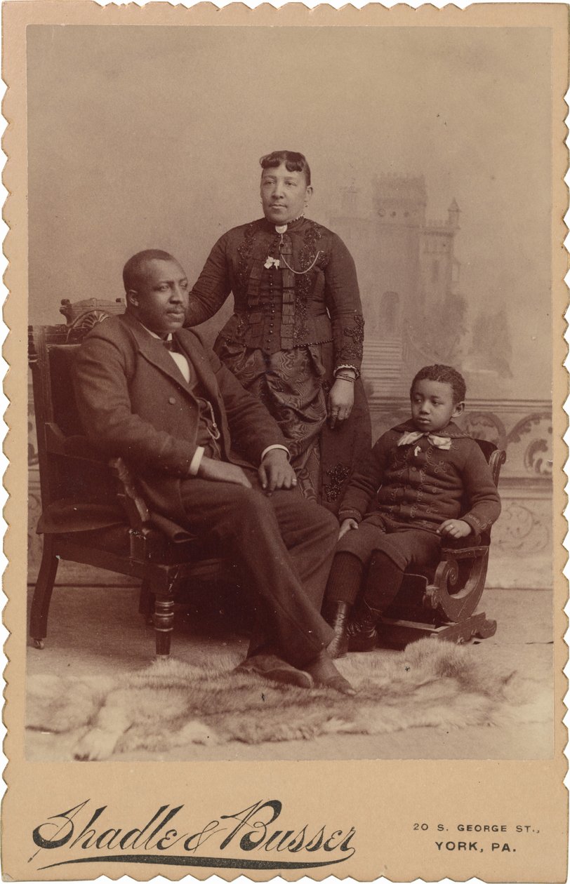 Portret rodziny, ok. 1895 (zdjęcie) autorstwa Shadle & Busser