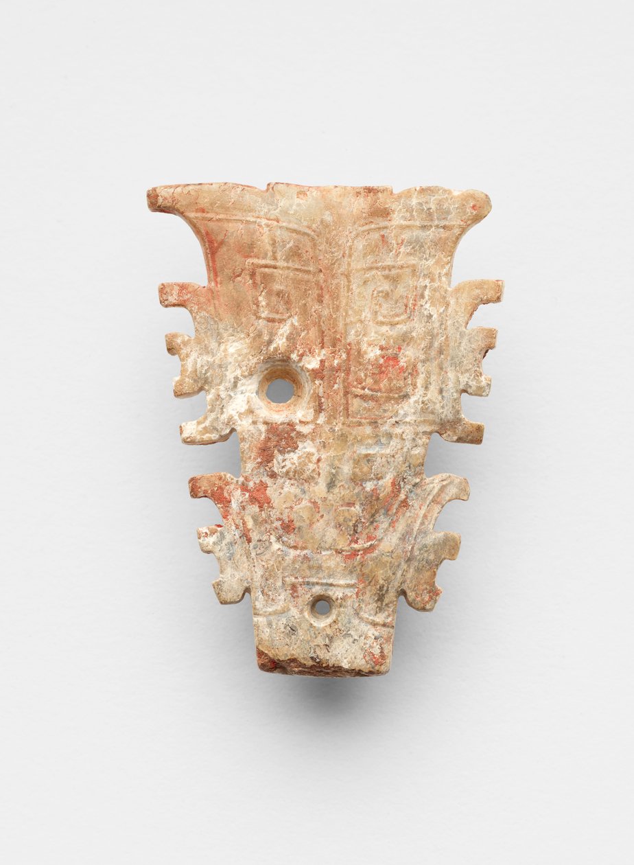 Wisiorek w formie maski, ok.1300-c.1050 pne autorstwa Shang Dynasty Chinese School