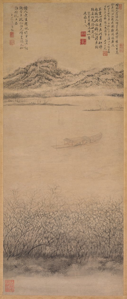 Przeprawa przez rzekę Jangzi, ok. 1930 r. 1700-1720. autorstwa Shang Rui
