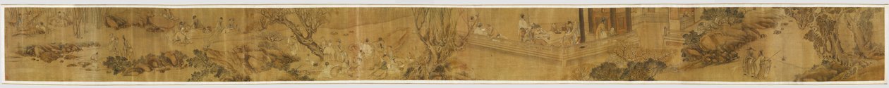 Eleganckie spotkanie w zachodnim ogrodzie autorstwa Shen Huang