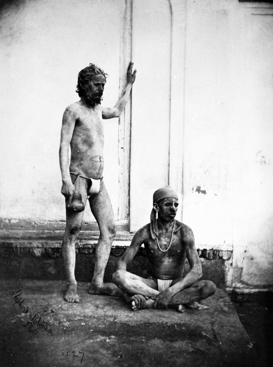 Fakiry, ok. 1862 r autorstwa Shepherd and Robertson