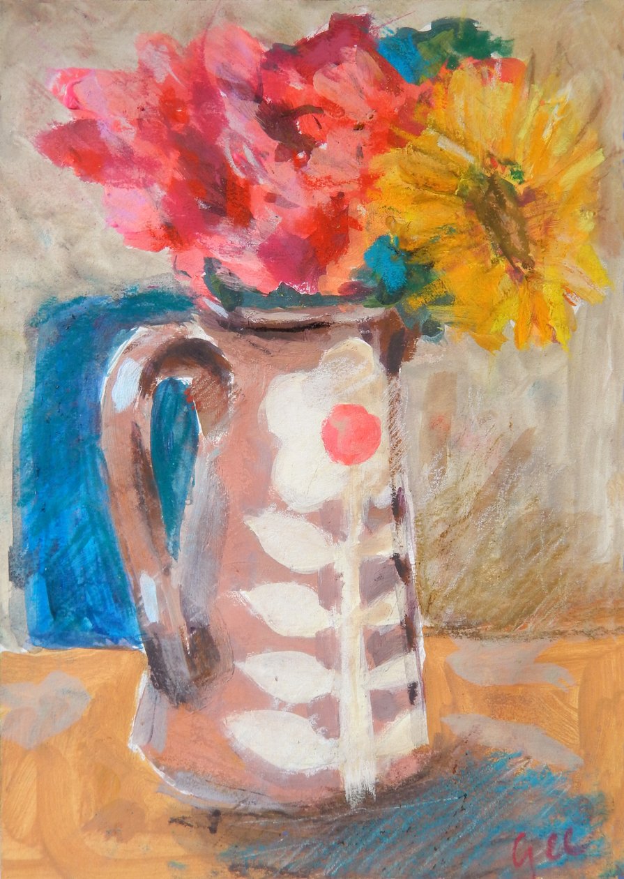 Kwiatowy dzbanek, 2017 autorstwa Sheri Gee
