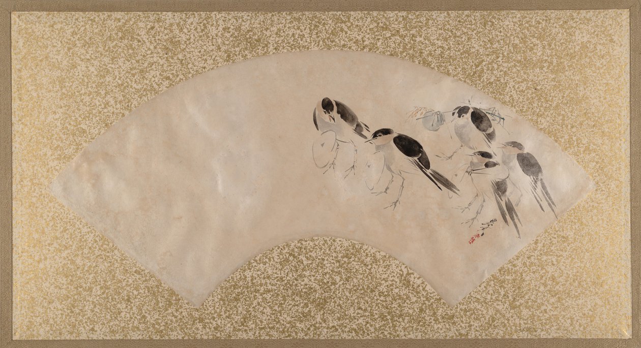 Ptaki, koniec XIX wieku. autorstwa Shibata Zeshin