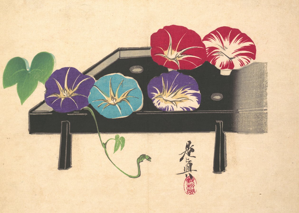Poranne Chwały, ok. godz. 1860 r., ca. 1860. autorstwa Shibata Zeshin