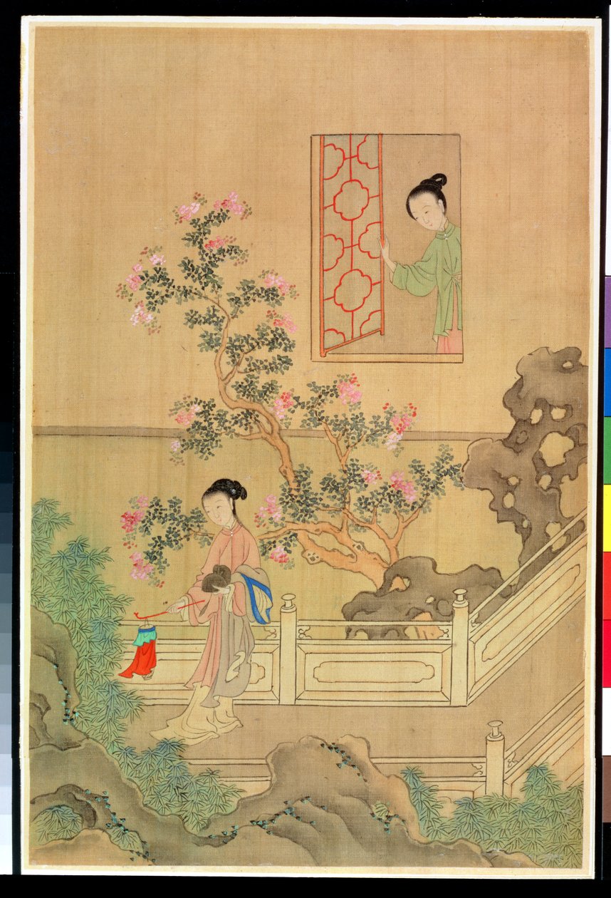 Kobieta w ogrodzie autorstwa Shih Fu Chuiu Ying Shih Fu Chuiu Ying