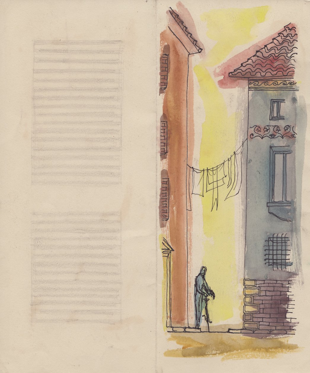 Ulotka Florencja, 1952. autorstwa Shirley Markham