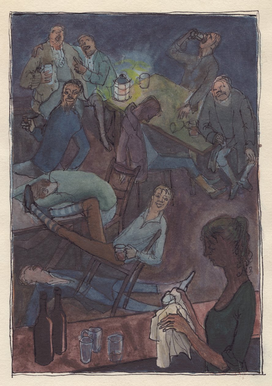 Wewnątrz Jamaica Inn, 1952. autorstwa Shirley Markham