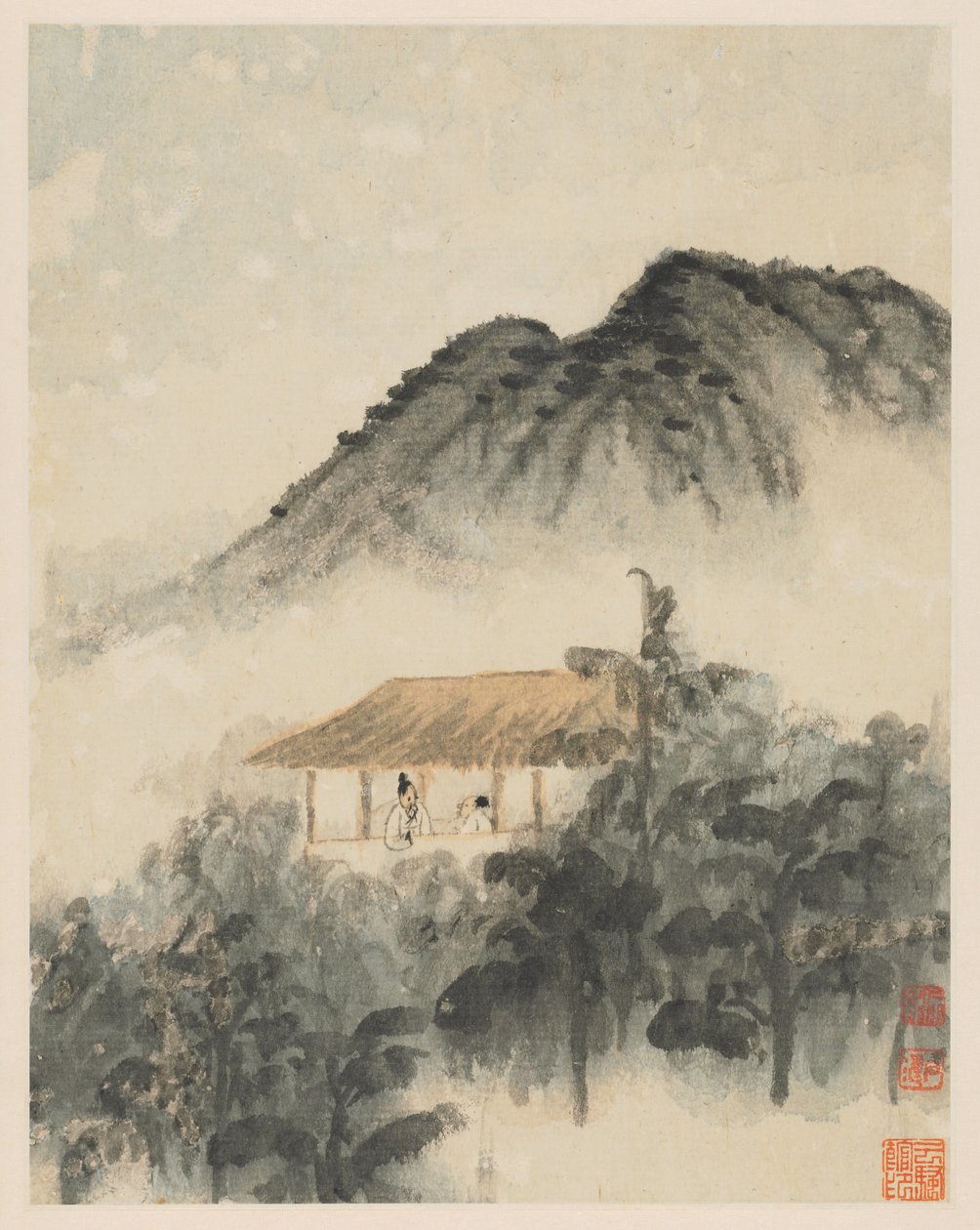 Wspomnienia rzeki Qinhuai, 1642-1707. autorstwa Shitao