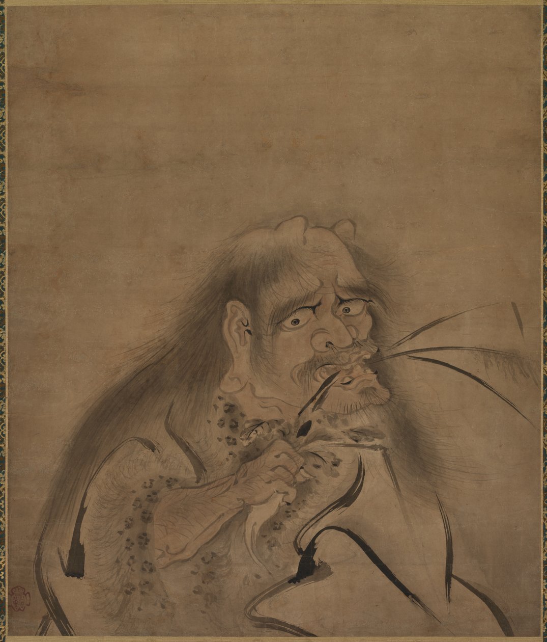 Portret Shinno, koniec XV wieku - początek XVI wieku. autorstwa Shoryo