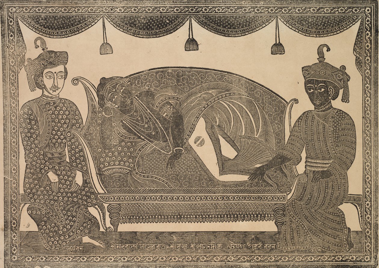 Malarstwo Kalighatu autorstwa Shri Gobinda Chandra Roy