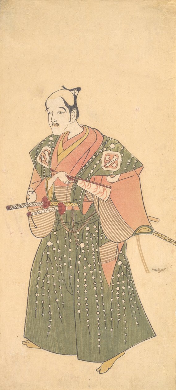 Arashi Otohachi, 1768 lub 1769. autorstwa Shunsho