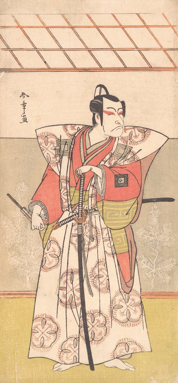 Ichikawa Dan Juro V Jako samuraj kosztował gh kolumnę k, co? 1778. autorstwa Shunsho