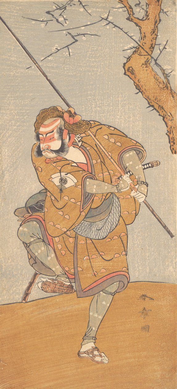 Matsuke Onoe, Kazuo Asahina, Wiosenne zabytki Edo, Soga, 1773. autorstwa Shunsho