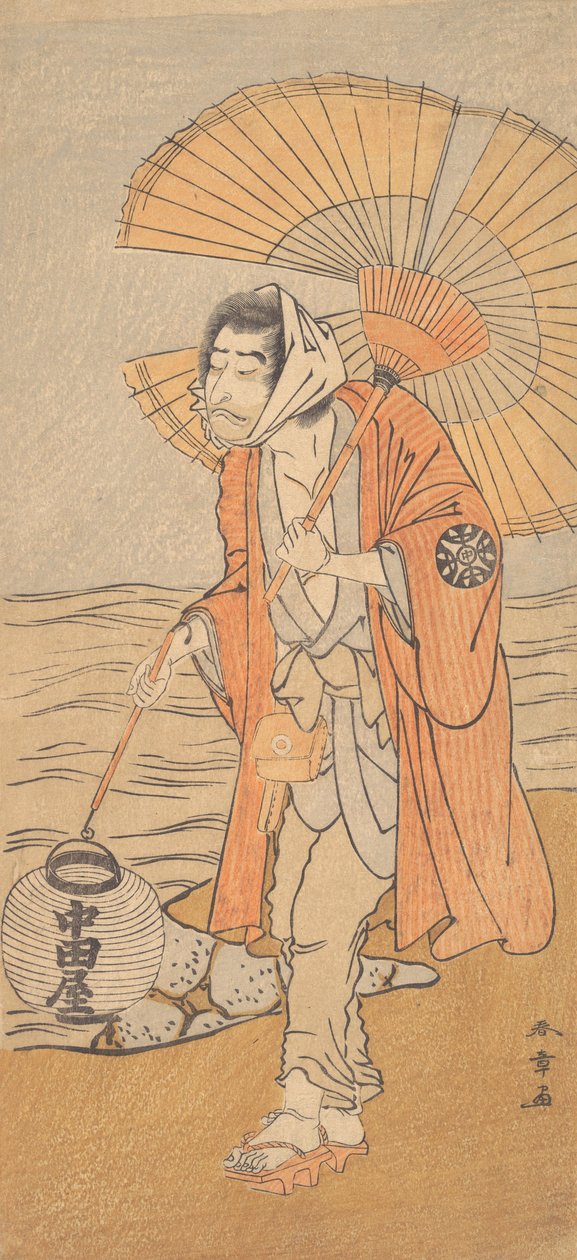 Te Ac i r Nakamura Golarka, co? 1775. autorstwa Shunsho