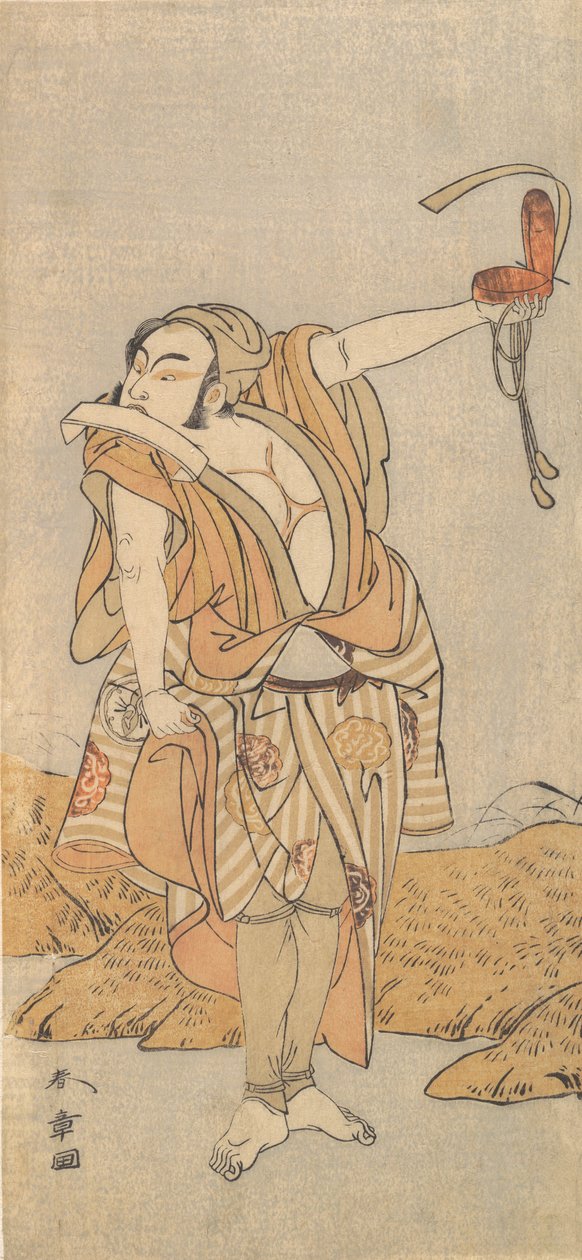 Drugi Nakamura Juzo jako Yakko, 1773 lub autorstwa Shunsho