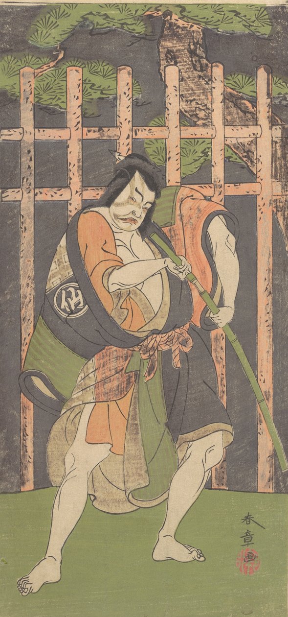 Drugi Nakamura Sukegoro jako banita, ca. 1771. autorstwa Shunsho