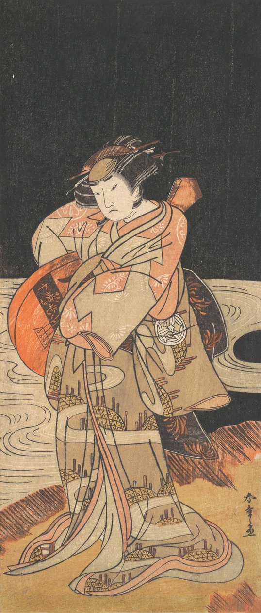 Yamashita Kinsaku Dobrze? 1778. autorstwa Shunsho