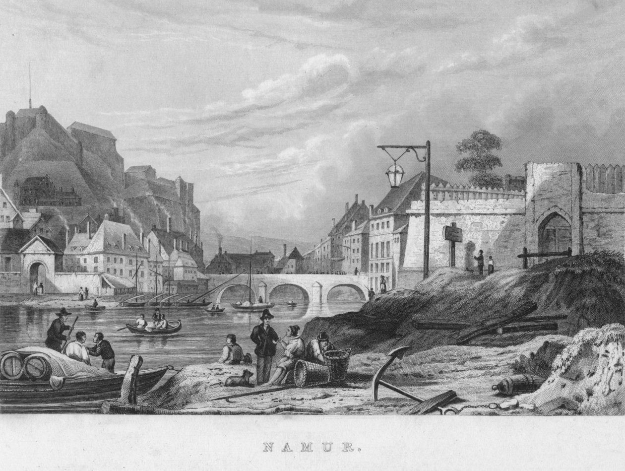 Namur, 1850 r autorstwa Shury and Son