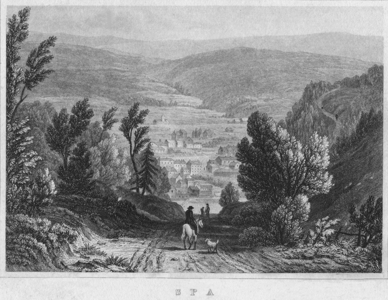 Uzdrowisko, 1850 autorstwa Shury and Son