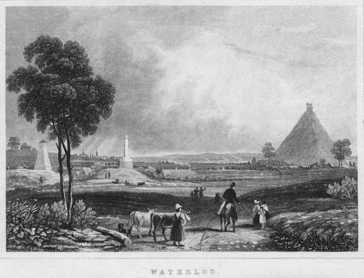 Waterloo, 1850 r autorstwa Shury and Son