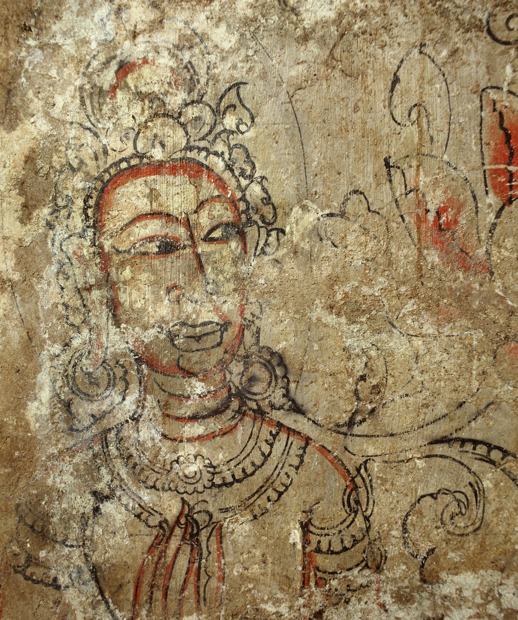 Fragment kobiecej bogini z krypty prang, 1424 autorstwa Siamese School