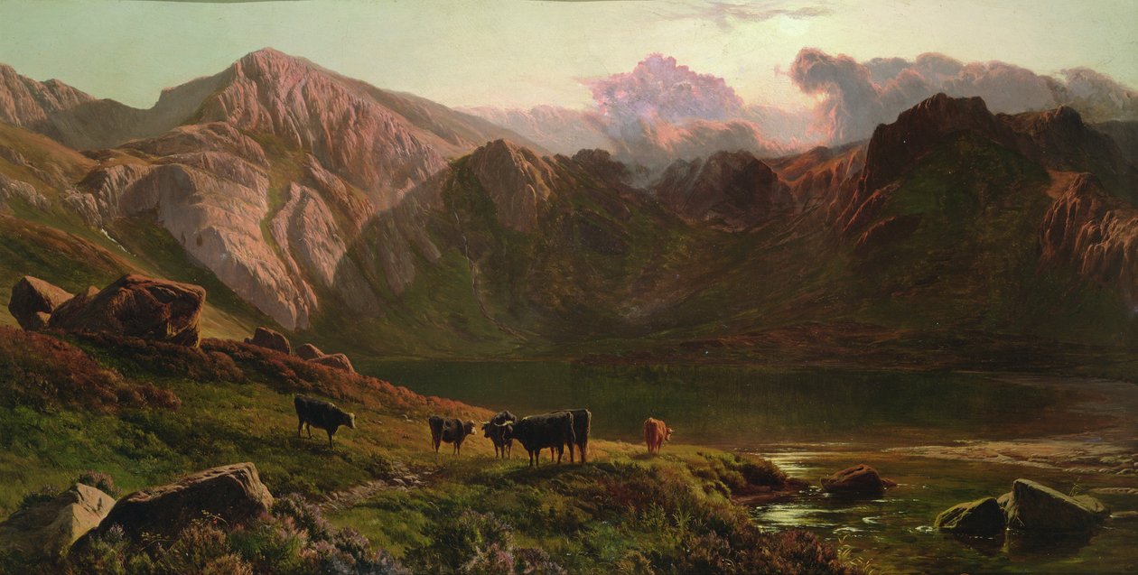 Llyn Idwal, Północna Walia autorstwa Sidney Richard Percy