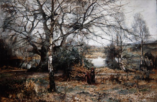 Leśny Las (olej na płótnie) autorstwa Sidney Grant Rowe