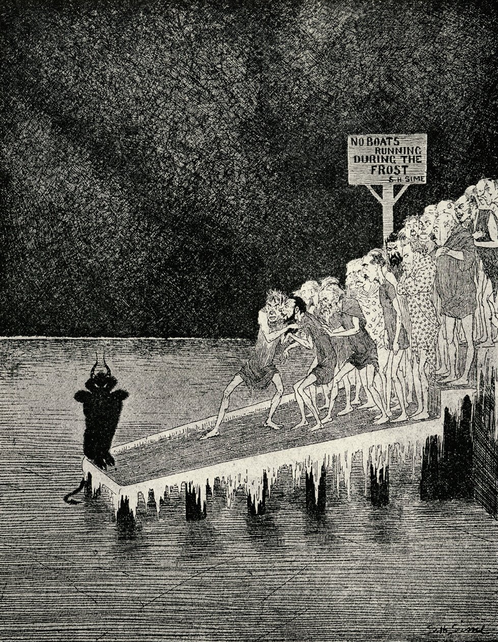 Brzegi Styksu autorstwa Sidney Herbert Sime
