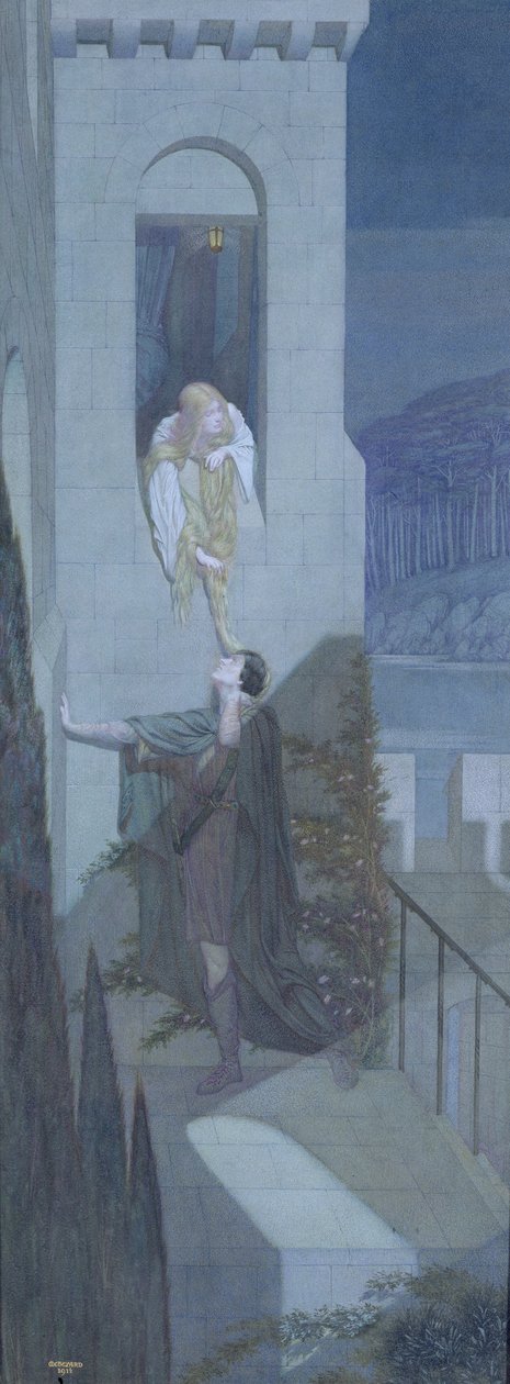 Pelleas i Melisanda autorstwa Sidney Meteyard