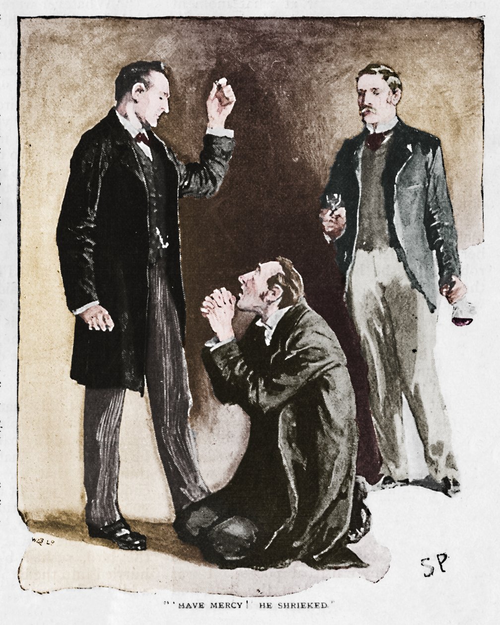 Miej litość! Wrzeszczał, 1892 autorstwa Sidney Paget