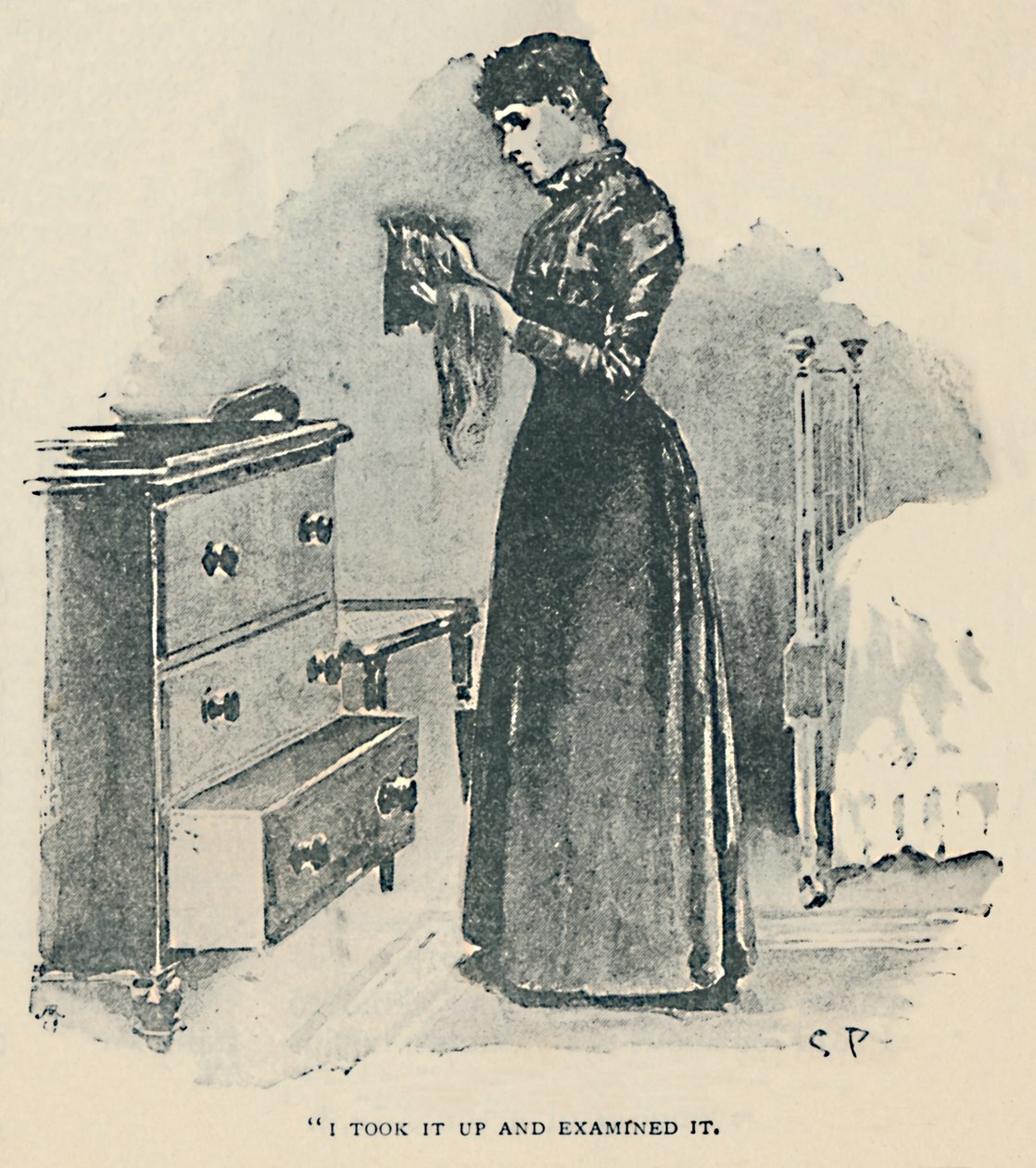 Wziąłem to i zbadałem, 1892 autorstwa Sidney Paget