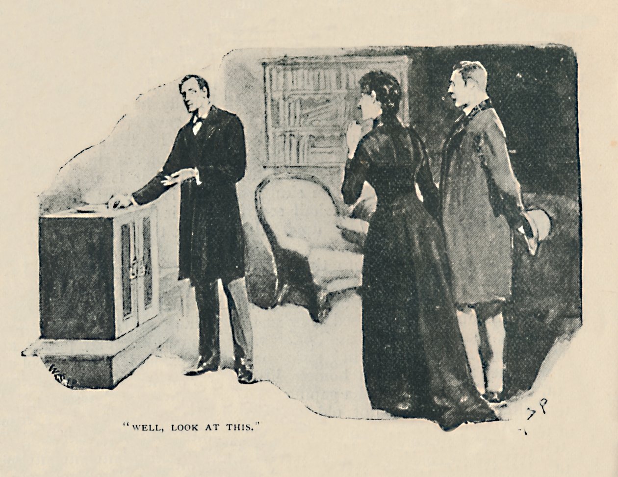 Cóż, spójrz na to, 1892 autorstwa Sidney Paget
