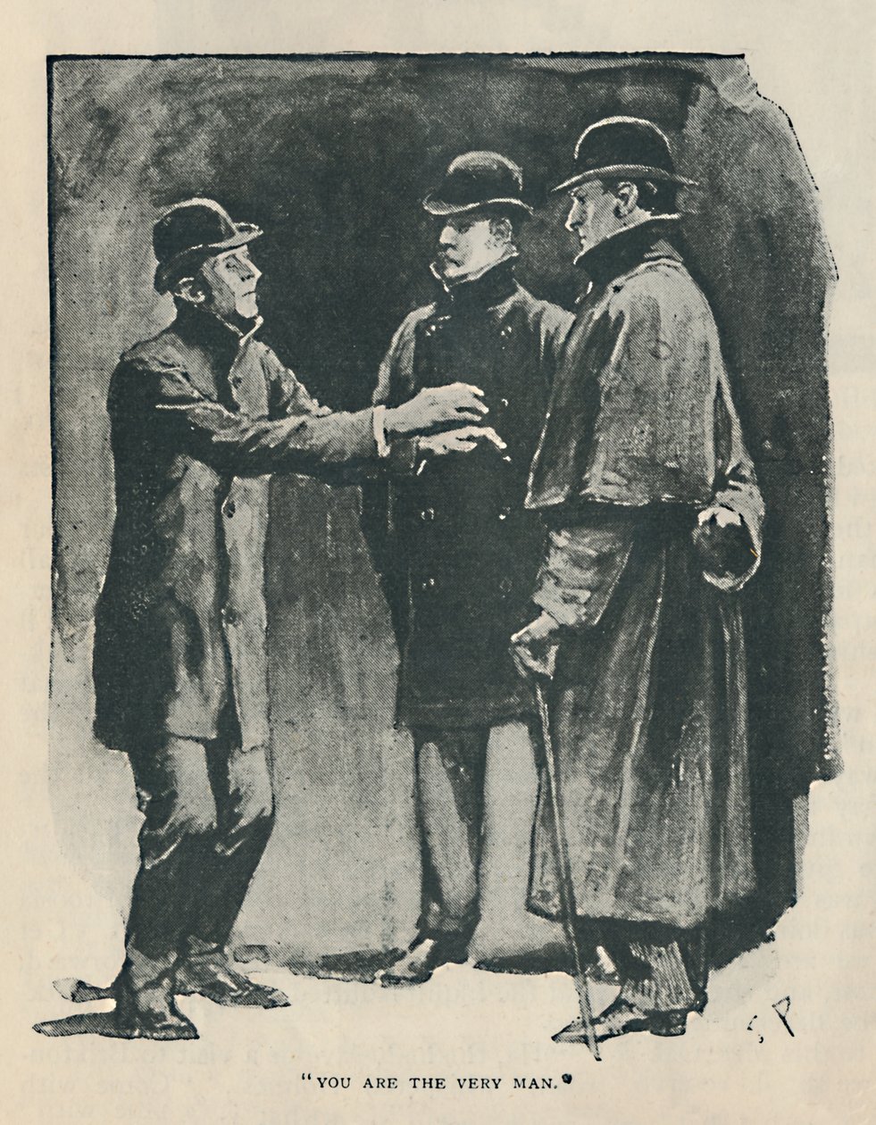 Jesteś tym samym człowiekiem, 1892 autorstwa Sidney Paget