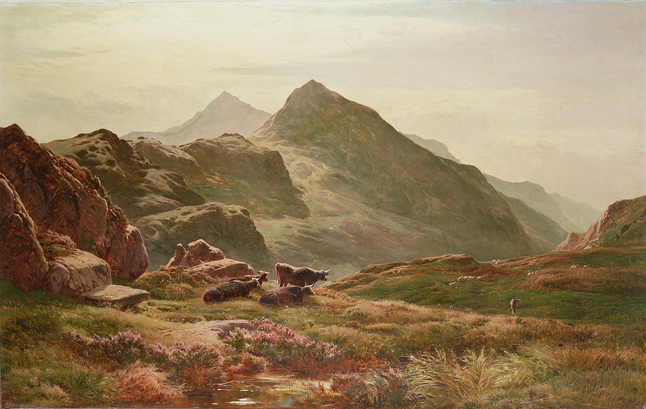 Scena góralska autorstwa Sidney Richard Percy