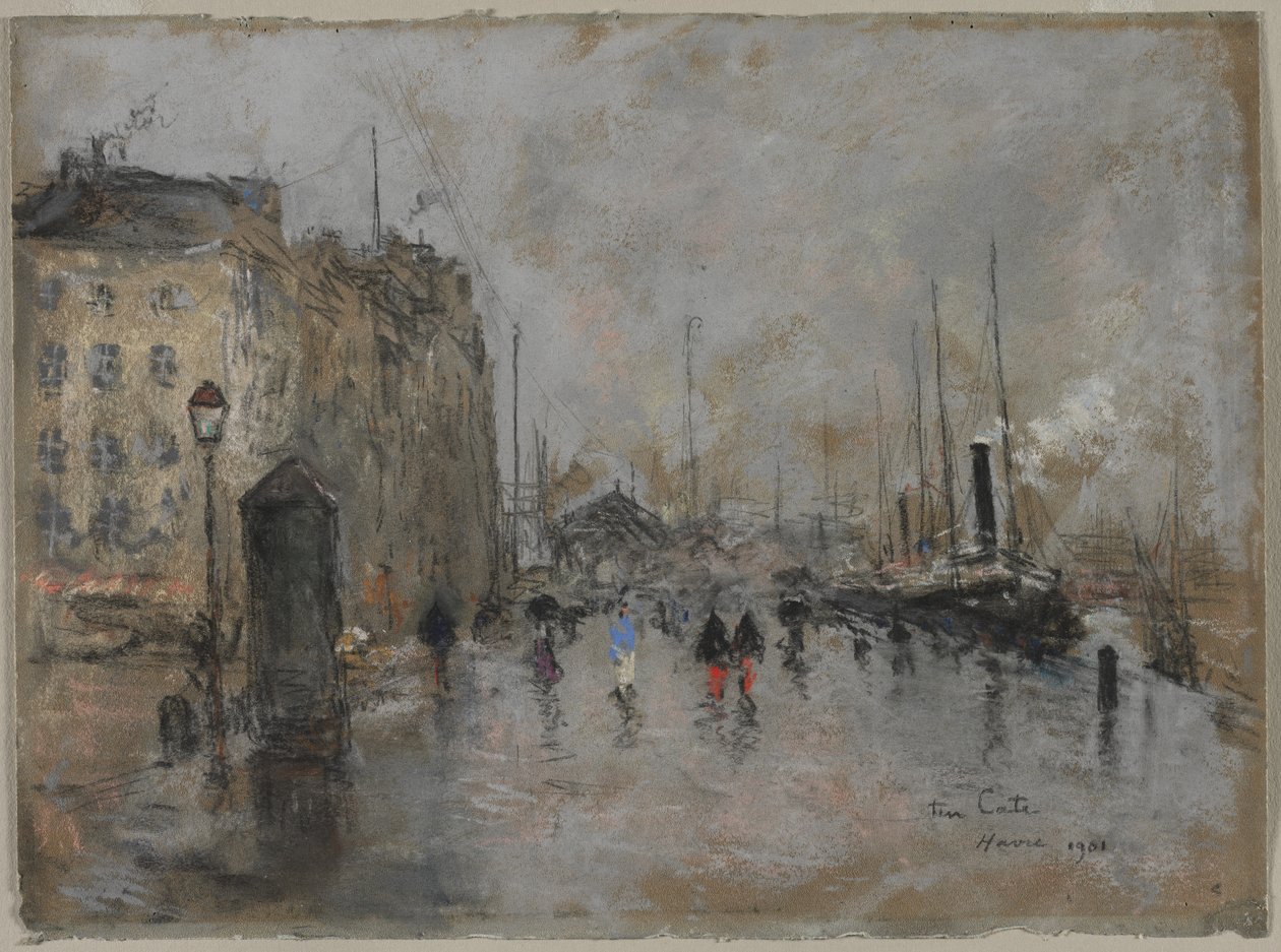Grand Quai w Le Havre autorstwa Siebe Johannes ten Cate