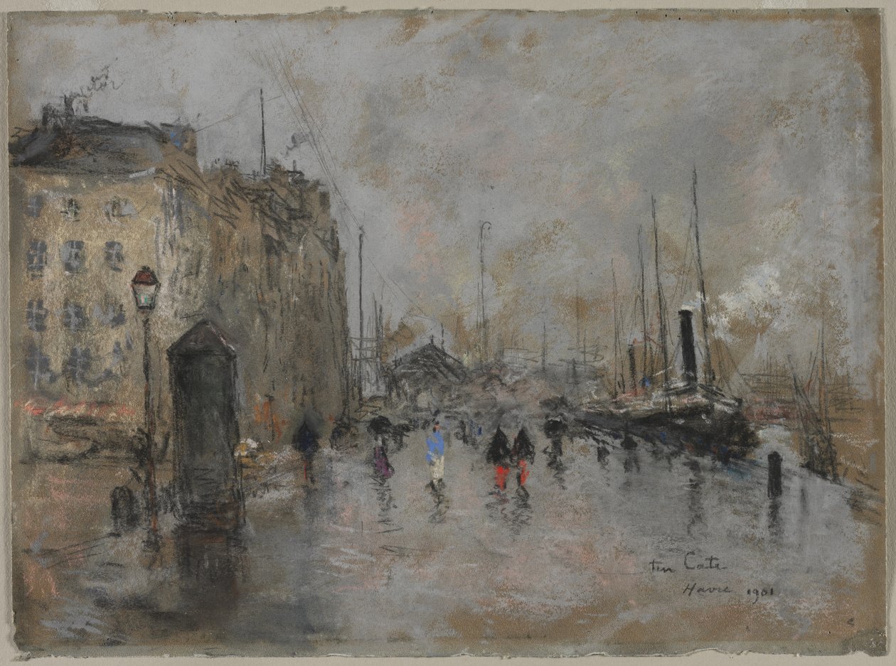 Grand Quai w Le Havre, 1901. autorstwa Siebe Johannes ten Cate