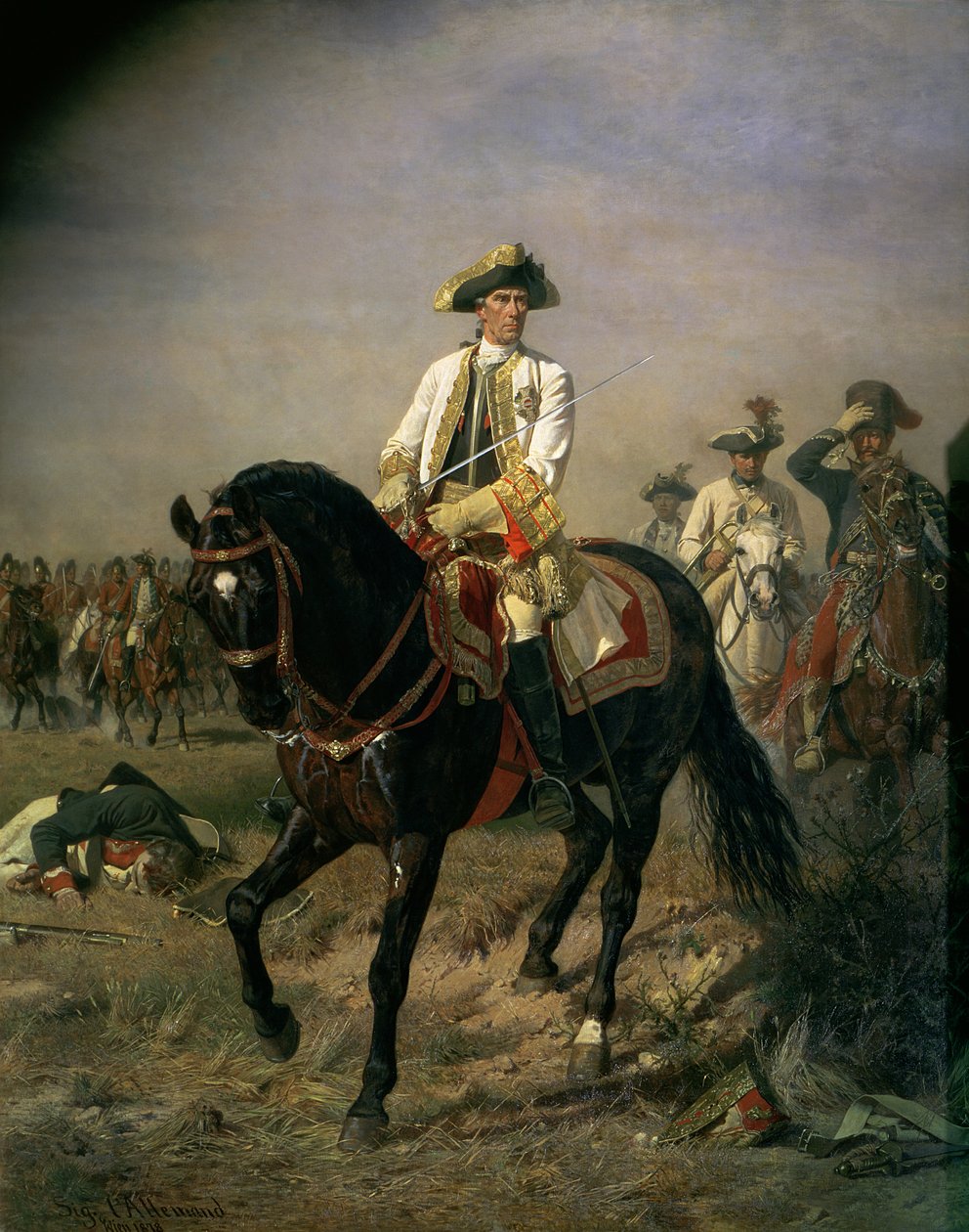 Feldmarszałek Baron Ernst von Laudon (1717-90), generał w wojnie siedmioletniej i wojnie o sukcesję bawarską autorstwa Siegmund L