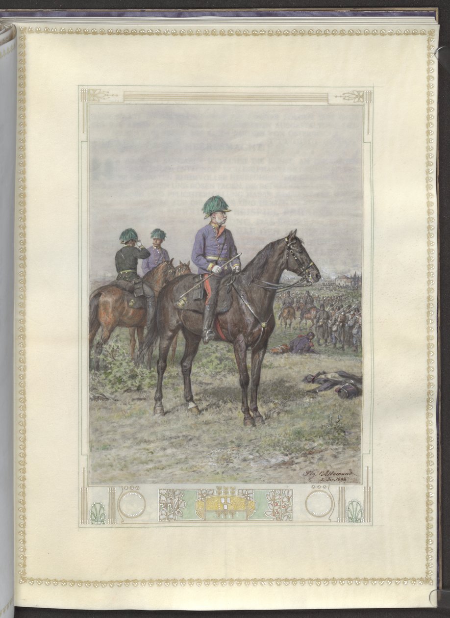 Hołd z okazji 50-lecia rządów cesarza Franciszka Józefa I 1898 (druk) autorstwa Siegmund L