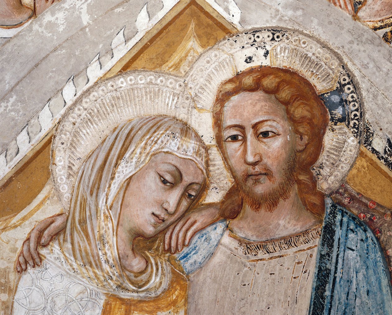 Wniebowzięcie Najświętszej Maryi Panny, szczegół autorstwa Sienese School