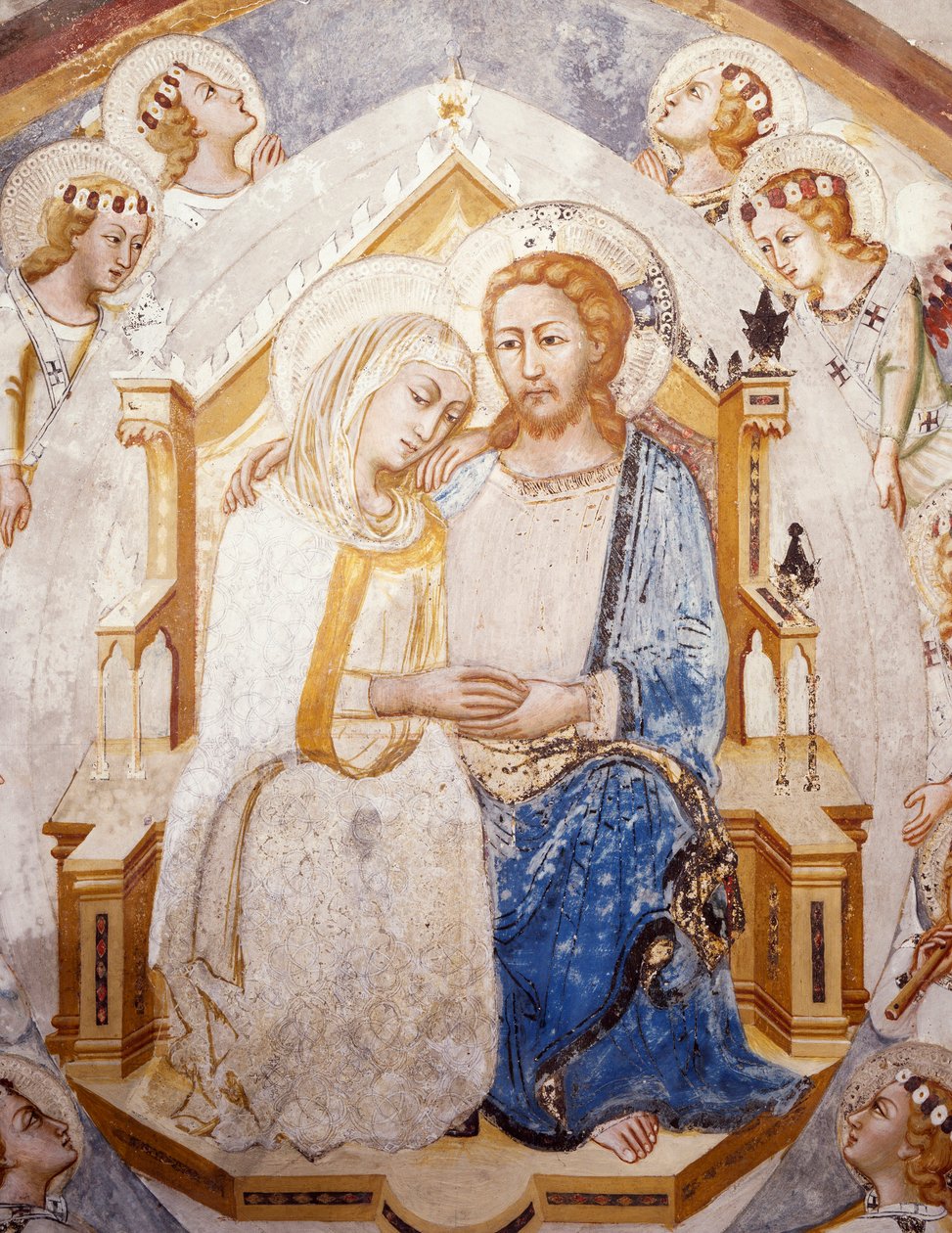 Wniebowzięcie Najświętszej Maryi Panny, szczegół autorstwa Sienese School