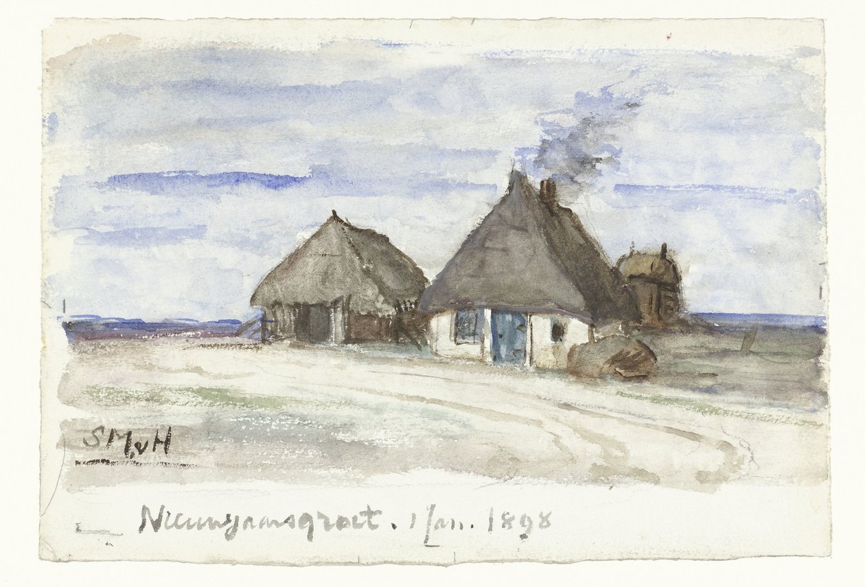 Życzenia Noworoczne z Farmą autorstwa Sientje Mesdag van Houten